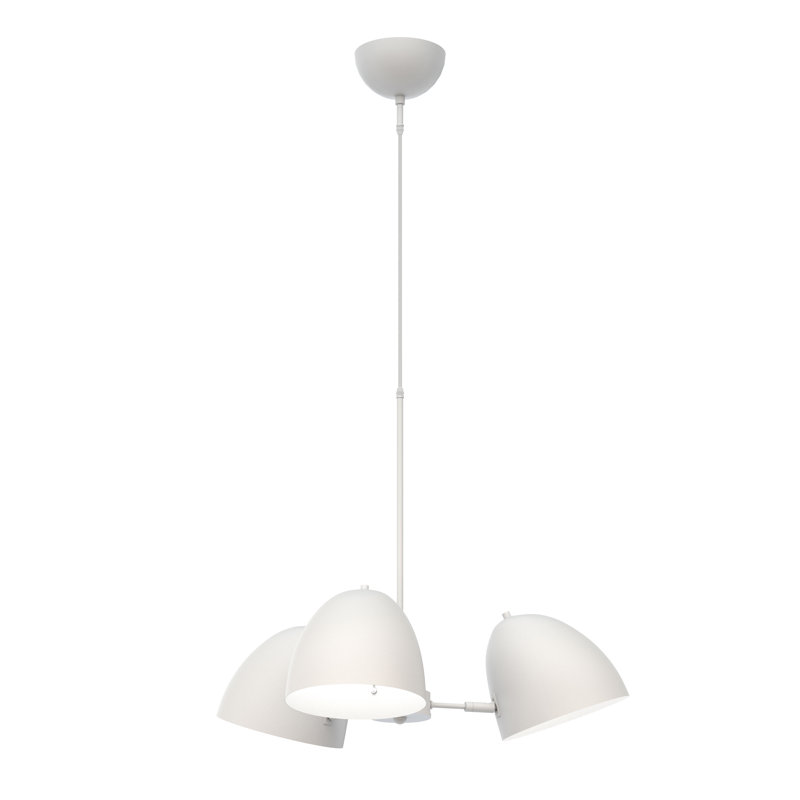 Grandstaff 3 - Light Dome Pendant, White