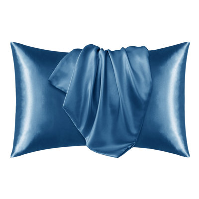 Silk Satin Soft Pillowcases 2 PCS(Cover Only)