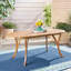 Table ovale en bois 70 po avec attrait décoratif pour l'extérieur