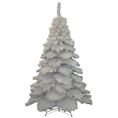 Arbre de noël artificiel blanc 6,9 pi