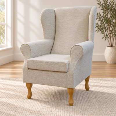 74cm Wide Tufted Wingback Chair
