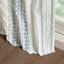Panneau de rideau en coton avec rayures et doublure en chenille pour plus d'intimité et de style, 50 po x 108 po-413640706-413640709