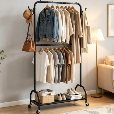 Metal Freestanding 4 - Hook Coat Rack