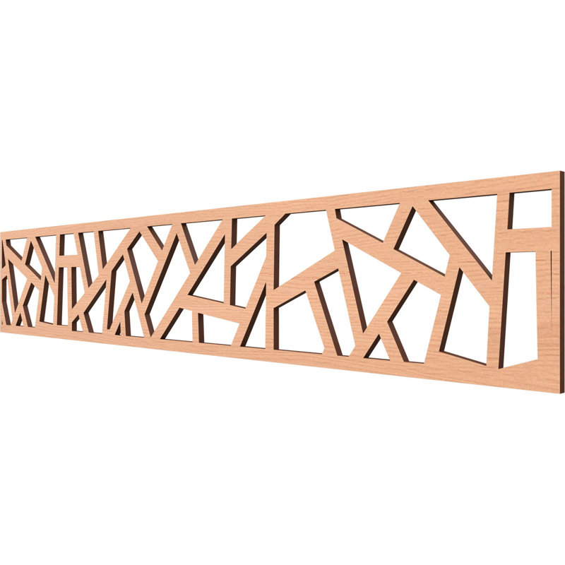 Moulure en bois Harrisburg, Aulne, H 8 po x l 46,625 po x P 0,375 po