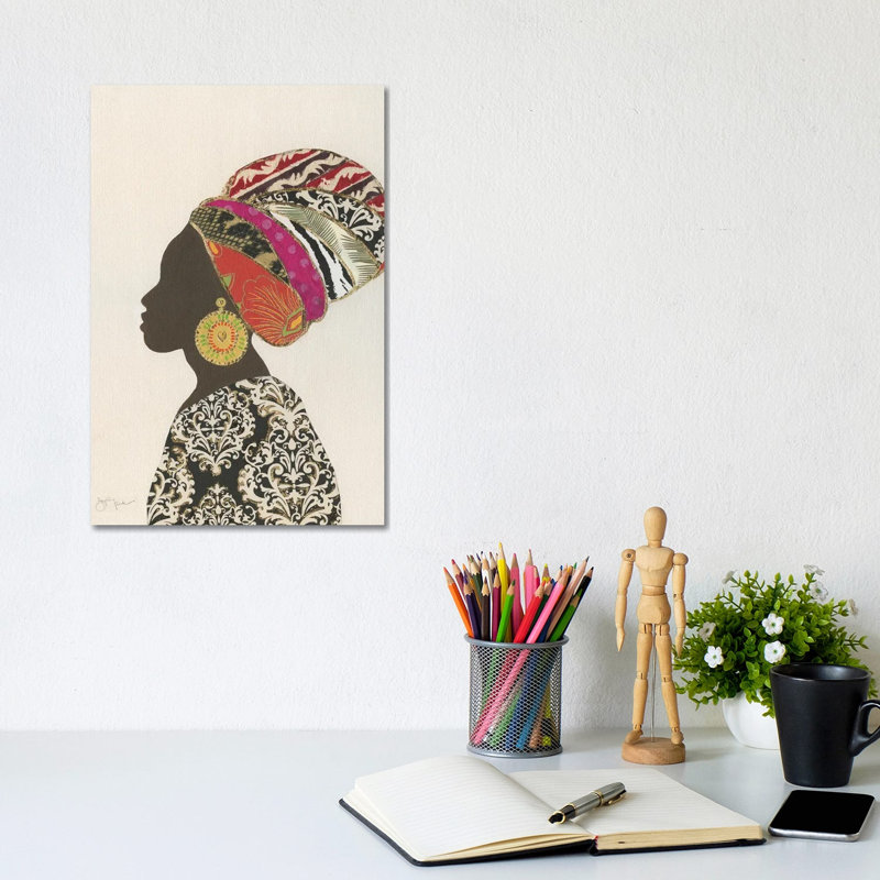 African Woman II by Tava Studios - Wrapped Canvas Print, 20.32 cm H x 30.48 cm W