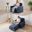 Fauteuil d'appoint convertible 3 en 1, fauteuil-lit multifonctionnel pour petits espaces-130168107