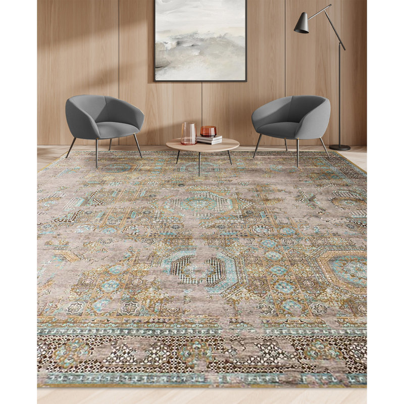 Oriental Area Rug, Rectangle 9' x 12'