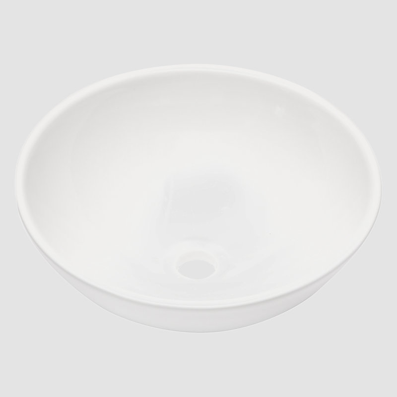 Go Peak Track 16'' Ceramic Circular Bathroom Sink