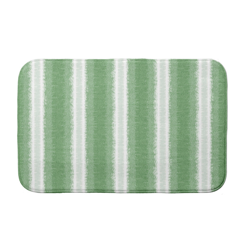 Tapis pour salle de bain Geart Line, l 24 po x L 17 po, Vert