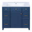 Ensemble de meuble-lavabo simple 18,11 po avec plateau Mellyora-1522839217