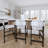 Bialiy Counter Stool with Metal Frame-1458501314