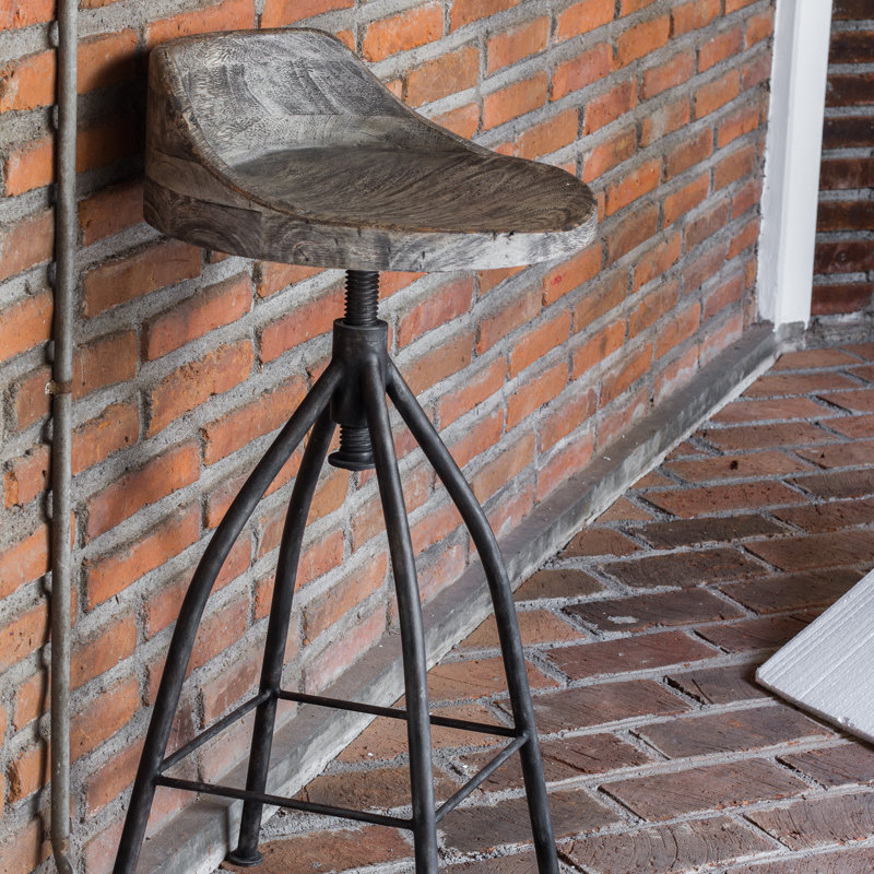 Tabouret de bar rotatif à hauteur ajustable Echevarria