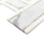 Esplanade 13x13 Polished Thassos Marble Mosaic Tile
