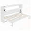 Lit escamotable simple pliant latéral simple avec motif imprimé tendance, éclairage DEL sous le lit et prise USB intégrée - conception peu encombrante-1762664494-1762664489