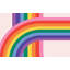 Papier peint de qualité supérieure - rayures arc-en-ciel colorées-18298081