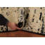 Tapis indien à motif abstrait 2 x 3