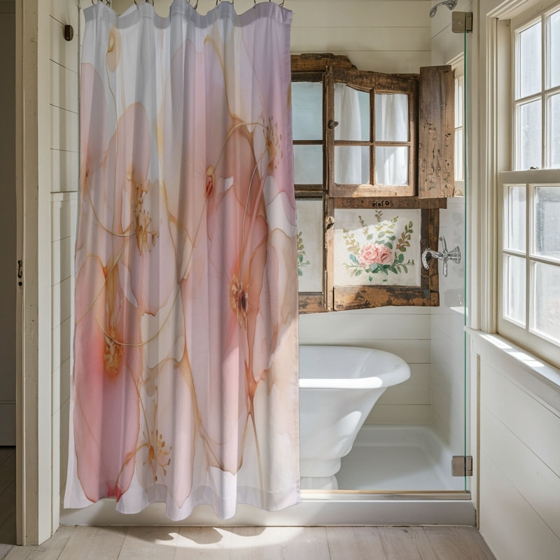 Rideau de douche Kucuba, H 74 po x l 71 po