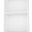 Bibliothèque moderne blanche avec 5 tablettes - Organisation pratique de 5 tablettes