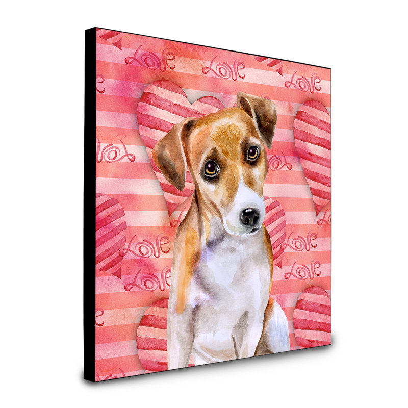 Panneau mural d’art Durflinger, Terrier Jack Russell 2