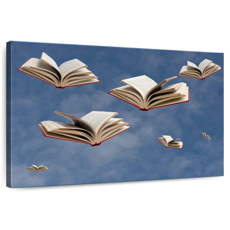 Kelan Levitating Books, 16" H x 24" W