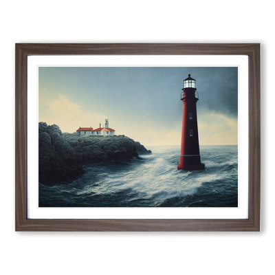 Dramatic Lighthouse - Single Picture Frame Print
