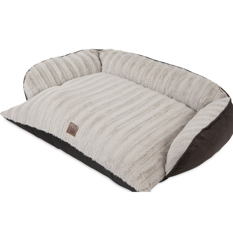Faux Leather Pet Bed, Large (40" W x 30" D x 12.5" H)