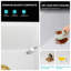 Évier de cuisine en quartz - Évier de cuisine à simple cuve en composite de granite blanc encastrable 14,82 po x 17,55 po x 8,38 po-123477634