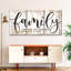 «Family Live Laugh Love», reproduction d'art sur toile-2031063176