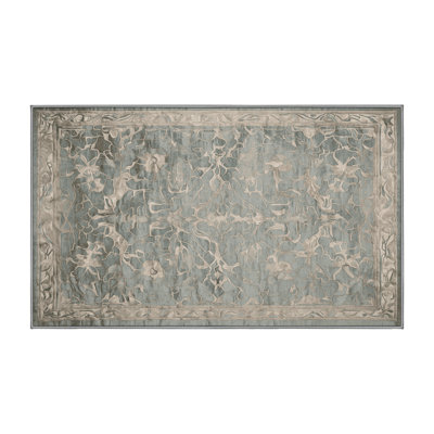Machine Washable Gray Area Rug