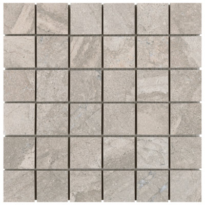 Esperanza X 11,81 po Carreau de mosaïque de plancher et de mur en porcelaine matte (0,96 pi2 / chaque)