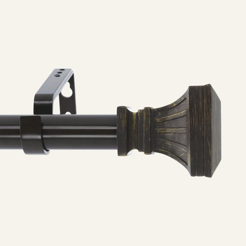 Ensemble de quincaillerie ajustable 1 po Fort Calhoun, Bronze/Doré, H 1 po x l 48 po x P 7 po