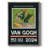 Van Gogh Exhibition Posters II Framed Print - Solid Wood