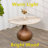 Otelia Farmhouse Dark Walnut Pedestal Dining Table For 4/6/8/10-20889626-20889624