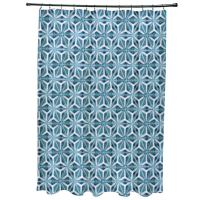 Rideau de douche simple Floral