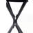 24" Round Tempered Glass Side Table