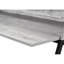 Bureau d'ordinateur, bureau personnel, ordinateur portable, tablettes de rangement, L 48 po, travail, stratifié gris, contemporain, moderne