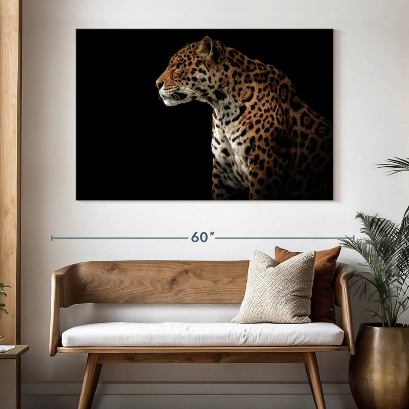 Jaguar de minuit Brampt, H 34 po x l 51 po