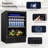 24" Beverage Refrigerator 210 Cans Beverage Cooler Reversible Door Recessed Black Beer Fridge With 1 Basket
