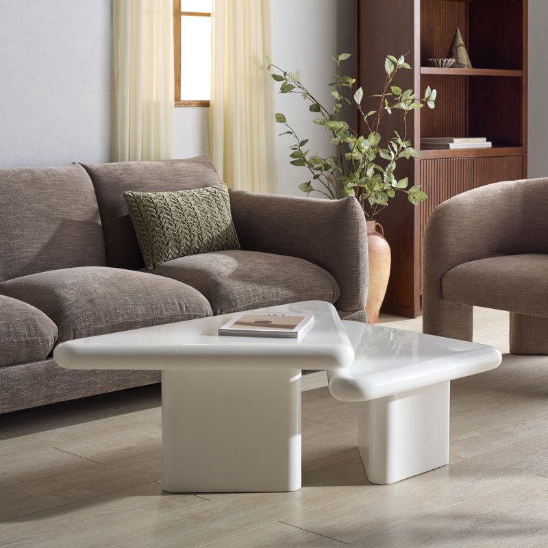Daktari Marble Top End Table, Brown