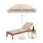 Parasol à pampille pour le patio avec sac de rangement, parasol léger pour la cour, le jardin et la plage