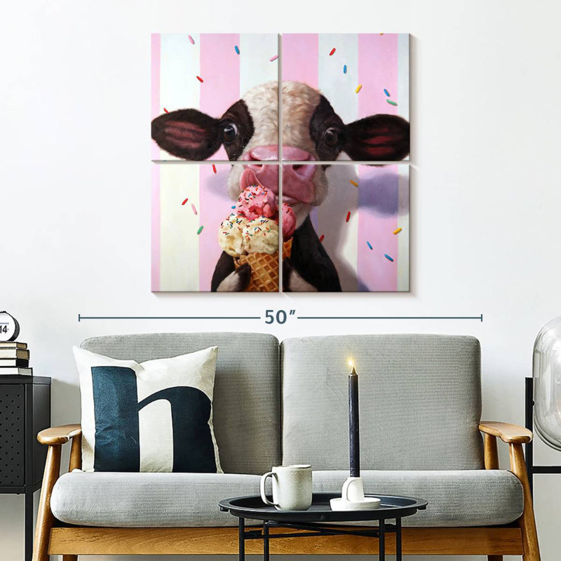 Ketti Mooo-Licious, 32" H x 32" W