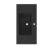 36-inch Matte Black Integrated Engineered Quartz Bathroom Sink Basin With Overflow
