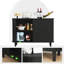 Armoire d'appoint avec portes coulissantes Zandon-923481397