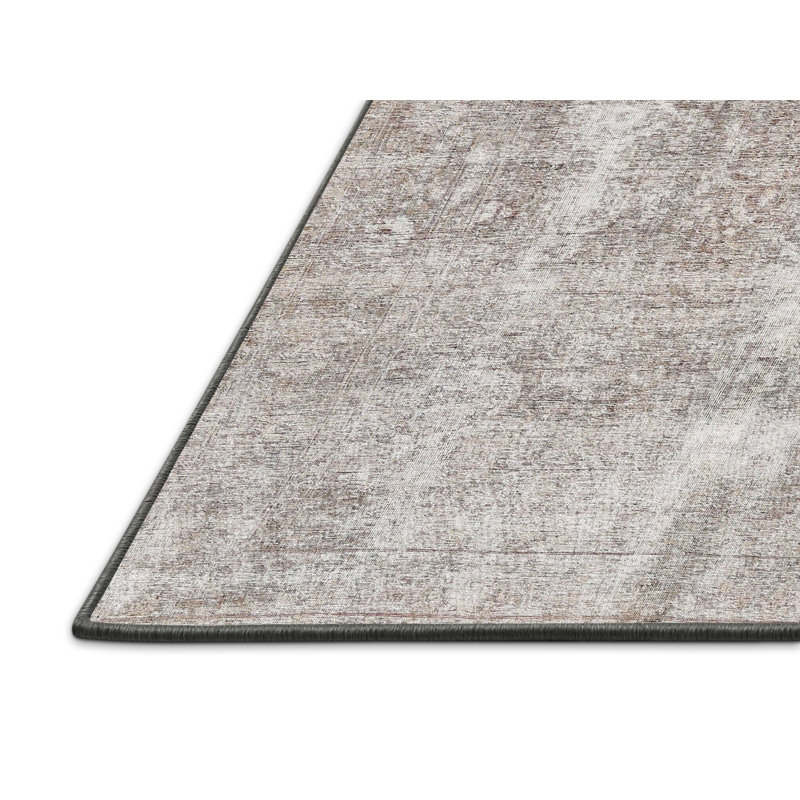 Tapis beige traditionnel Prweitt, Rectangle 5 pi x 7 pi