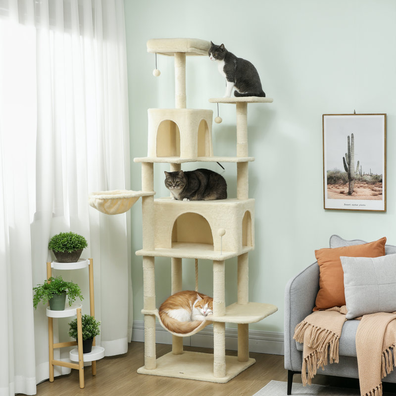 202cm H Cat Tree