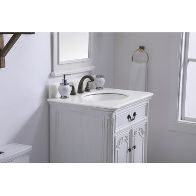 Angelique 27'' Single Bathroom Vanity with Top