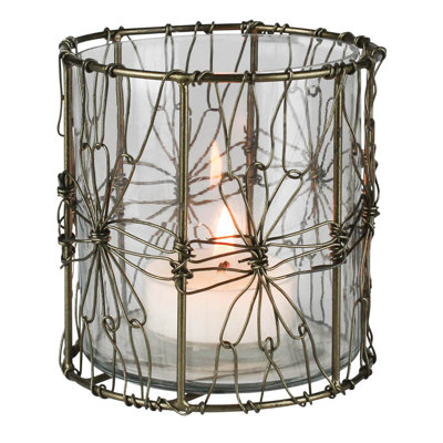 Bougie ouragan en verre Boilleau