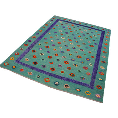 Madgline Wool Floral Rug