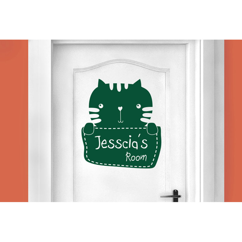Animals Wall Decal, Dark Green