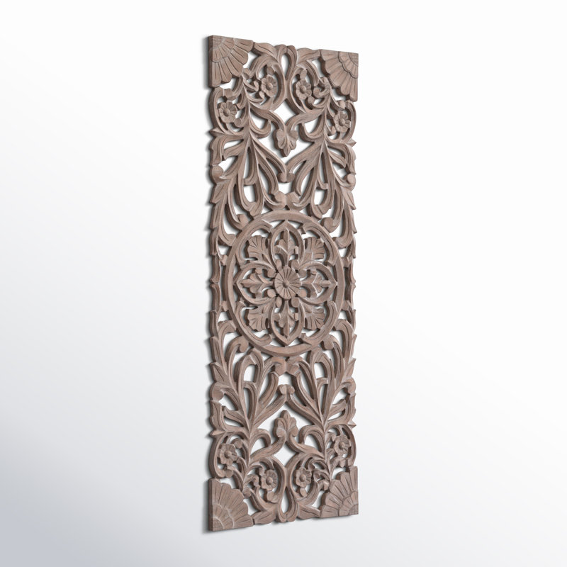 Majeski Handmade Wall Decor, Brown Wash